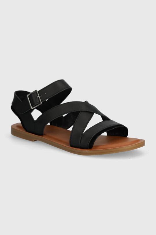 

Кожаные сандалии Sloane Toms, черный