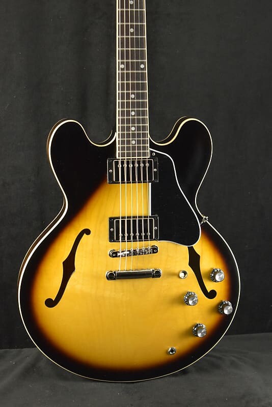 Электрогитара Gibson ES-335 Satin Vintage Burst