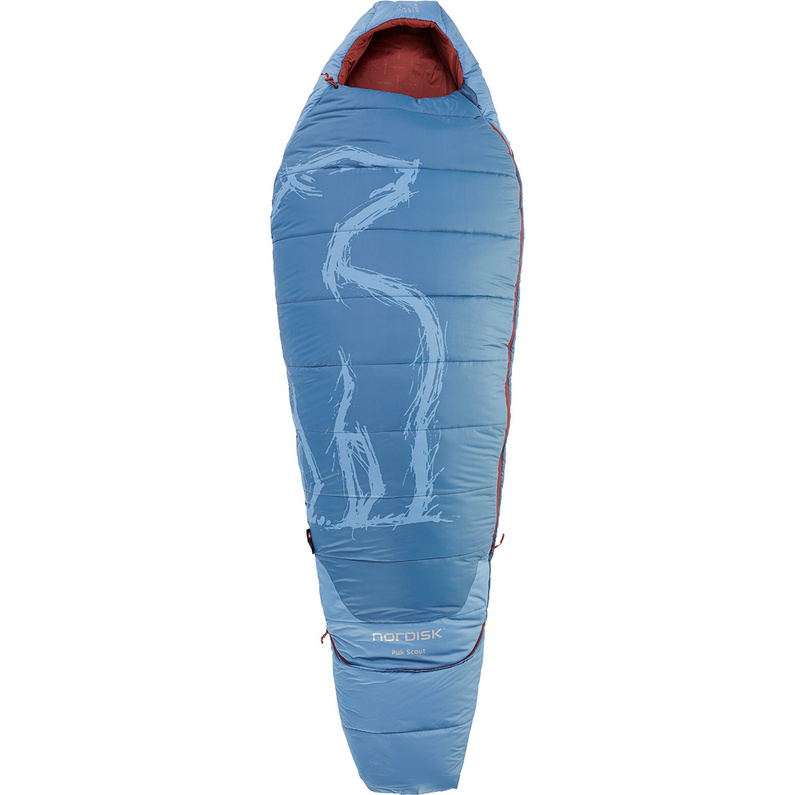 Детский спальный мешок Puk Scout Nordisk, синий теплый детский спальный мешок конверт зимняя детская спальный мешок мешок для ног вязаный спальный мешок для коляски вязаное шерстяное