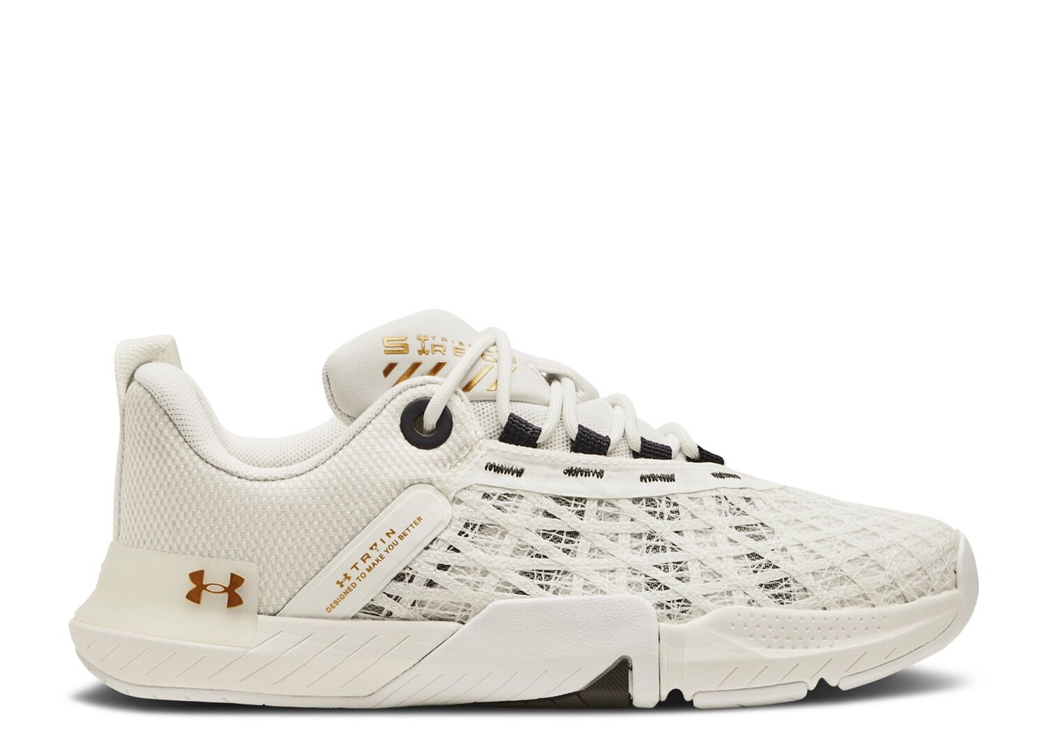 

Кроссовки Under Armour Wmns Tribase Reign 5 'Ivory Metallic Gold', кремовый, Бежевый