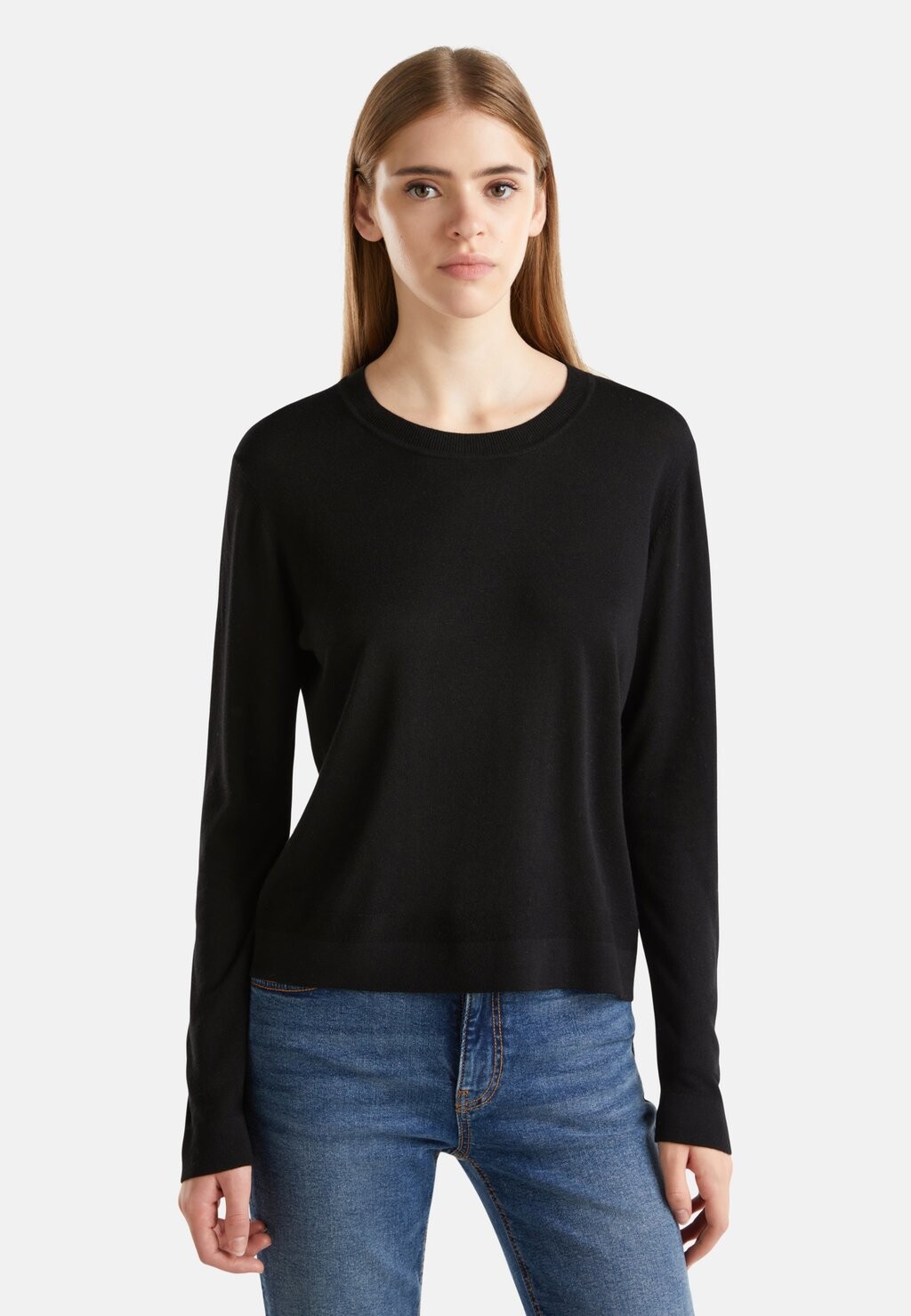 

Джемпер LONG SLEEVE United Colors of Benetton, черный