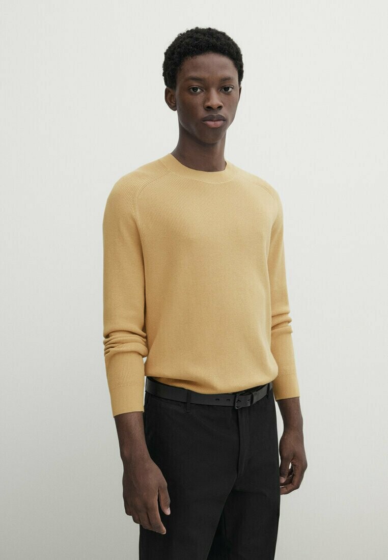 

Свитер Massimo Dutti, темно-желтый