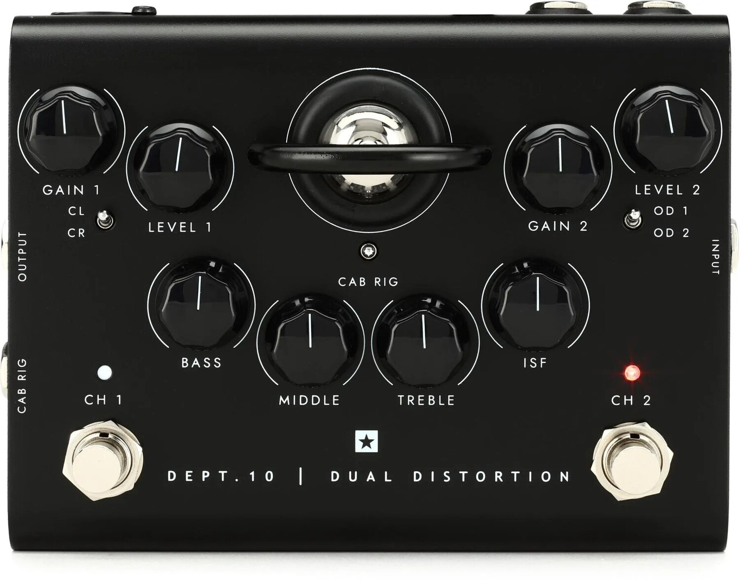

Blackstar Dept. 10 Dual Distortion 2-канальная педаль лампового дисторшна