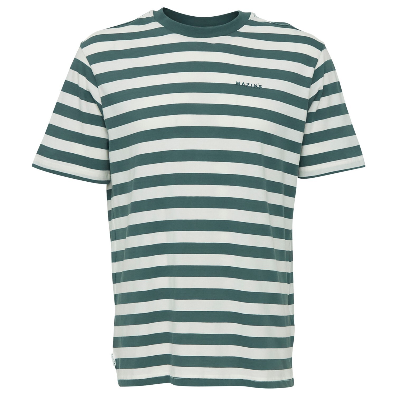 

Футболка Mazine Drake Striped T, цвет Pale Ocean/Offwhite