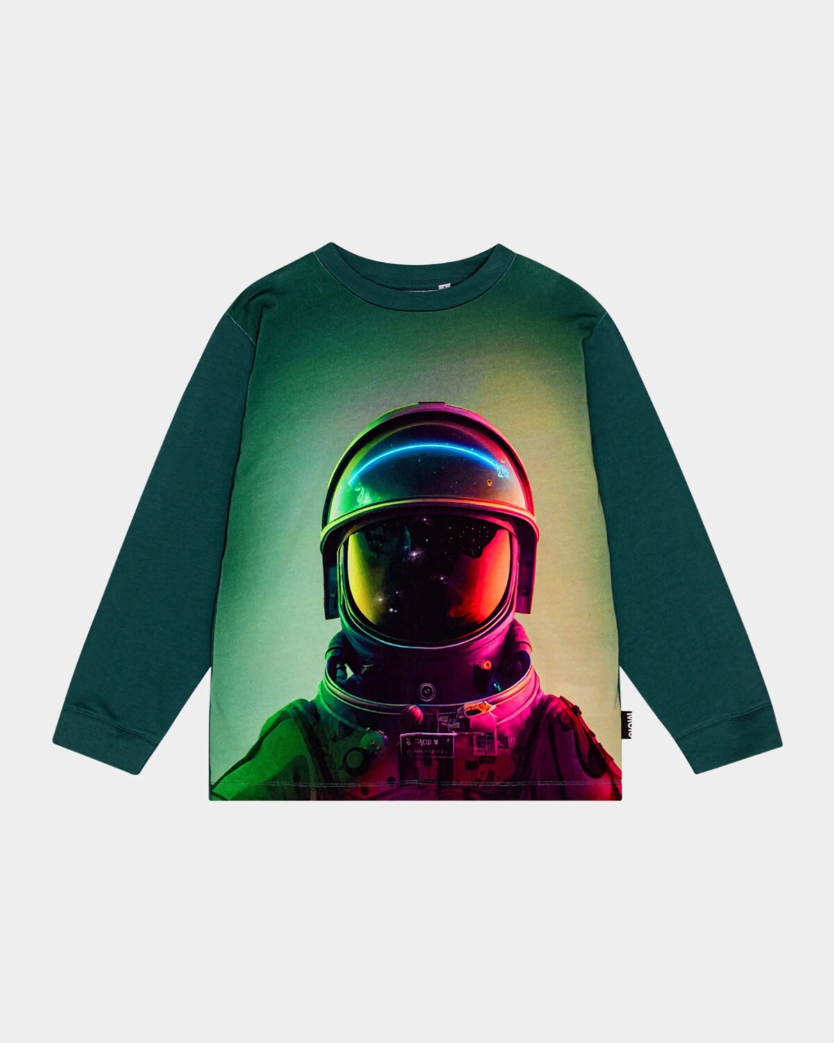 

Футболка с рисунком Rube Astronaut для мальчиков, размер 4–6 Molo, цвет Space Helmet