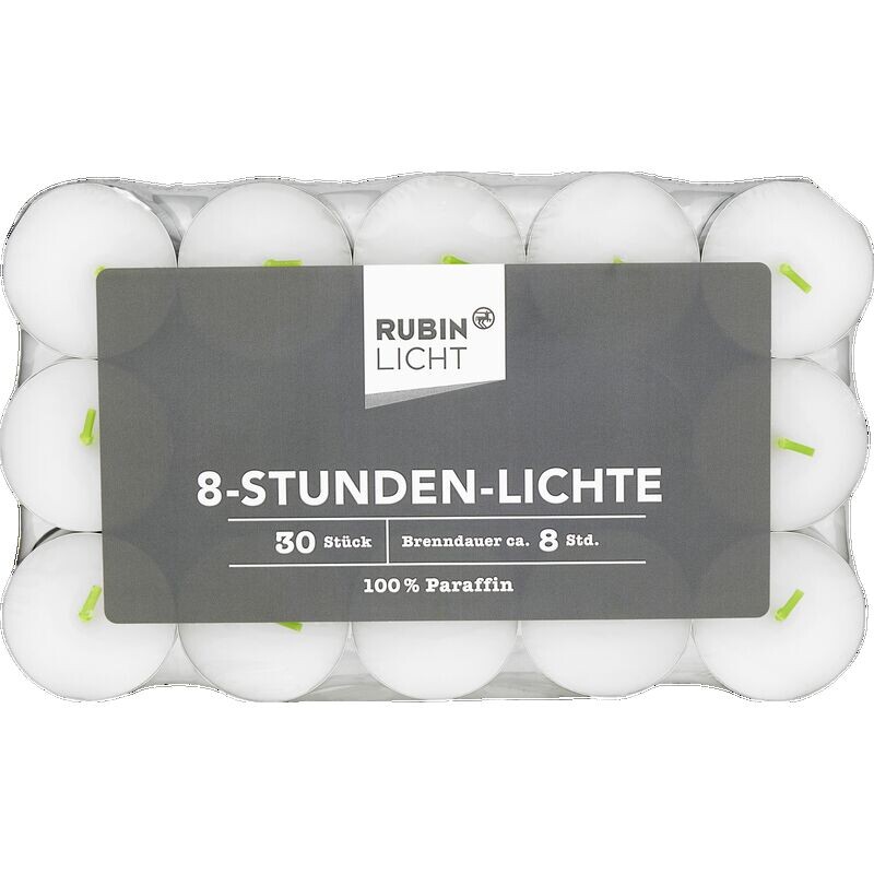 

8-часовой свет RUBIN LICHT, 30 шт.