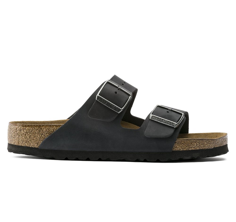 Сандалии Birkenstock Arizona narrow soft insole, черный