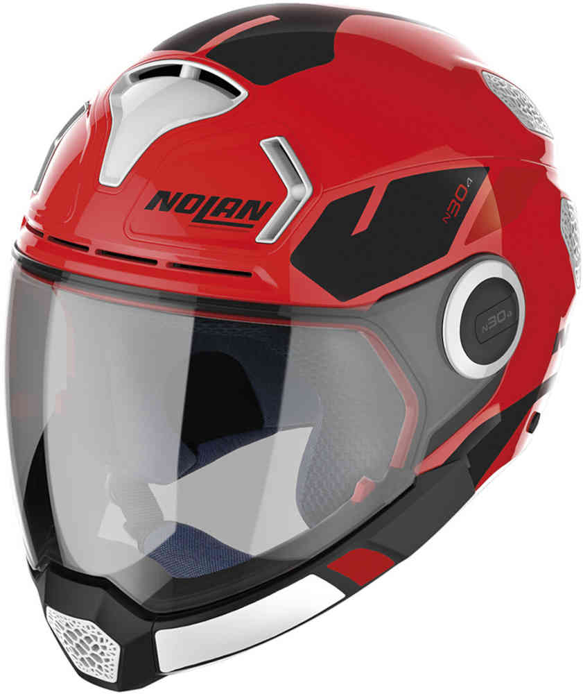 цена N30-4 Блейзерный шлем VP Nolan, черный красный