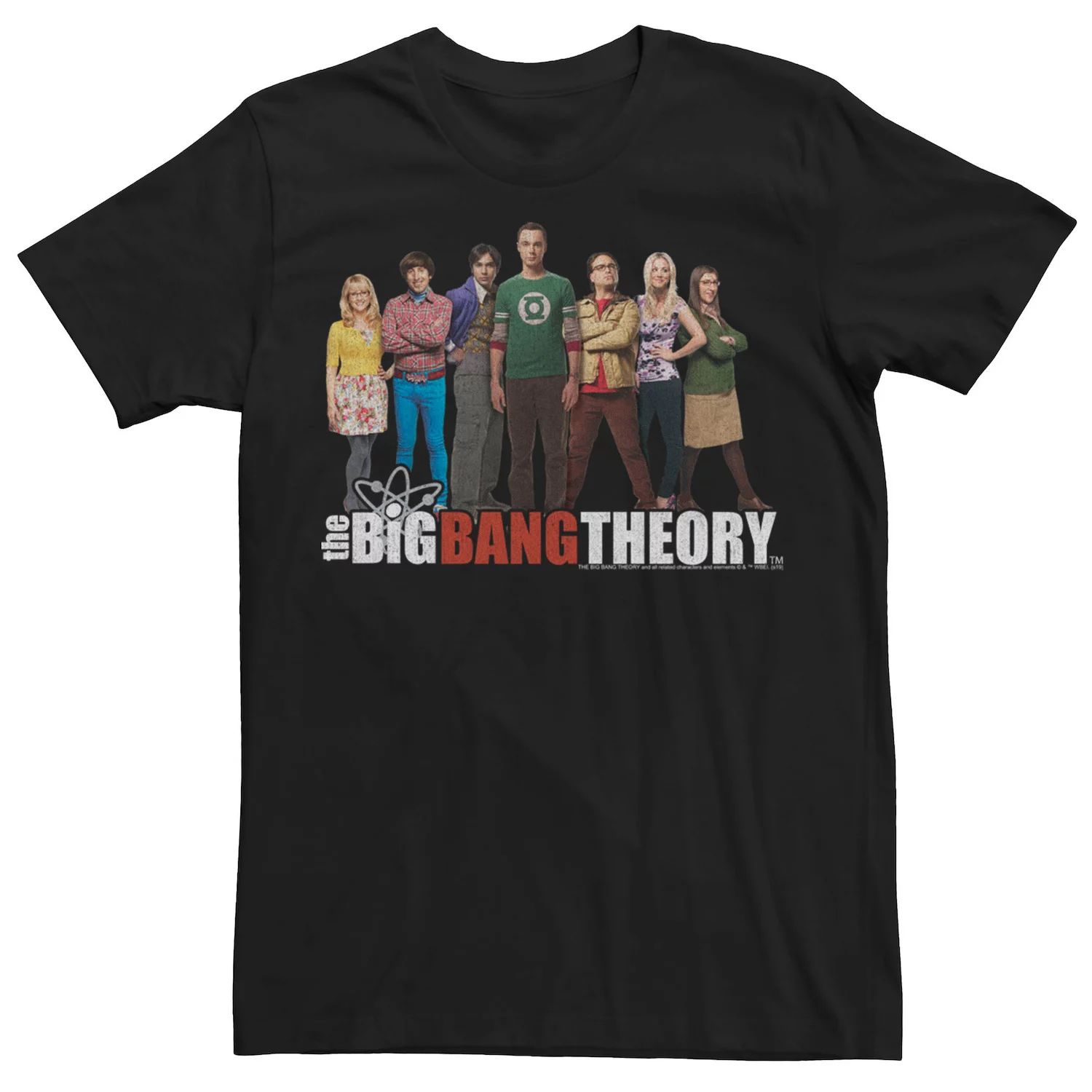 Мужская футболка группы «Теория большого взрыва» Licensed Character