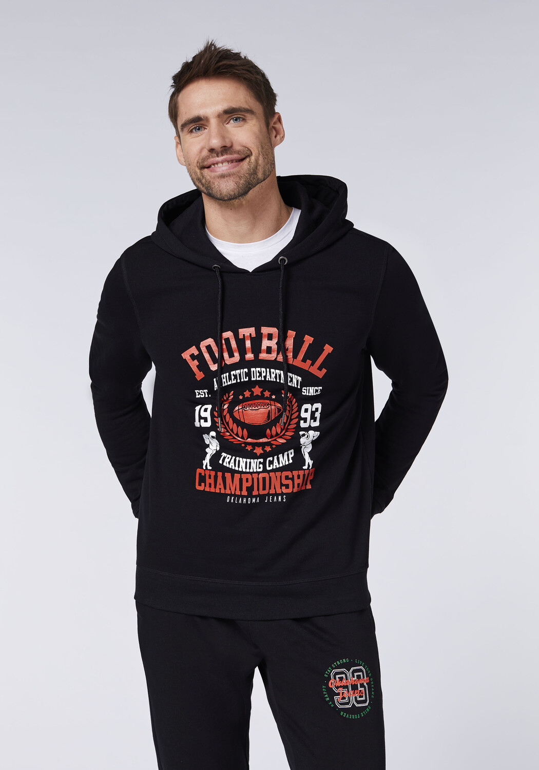 

Толстовка Oklahoma Jeans Kapuzen, черный
