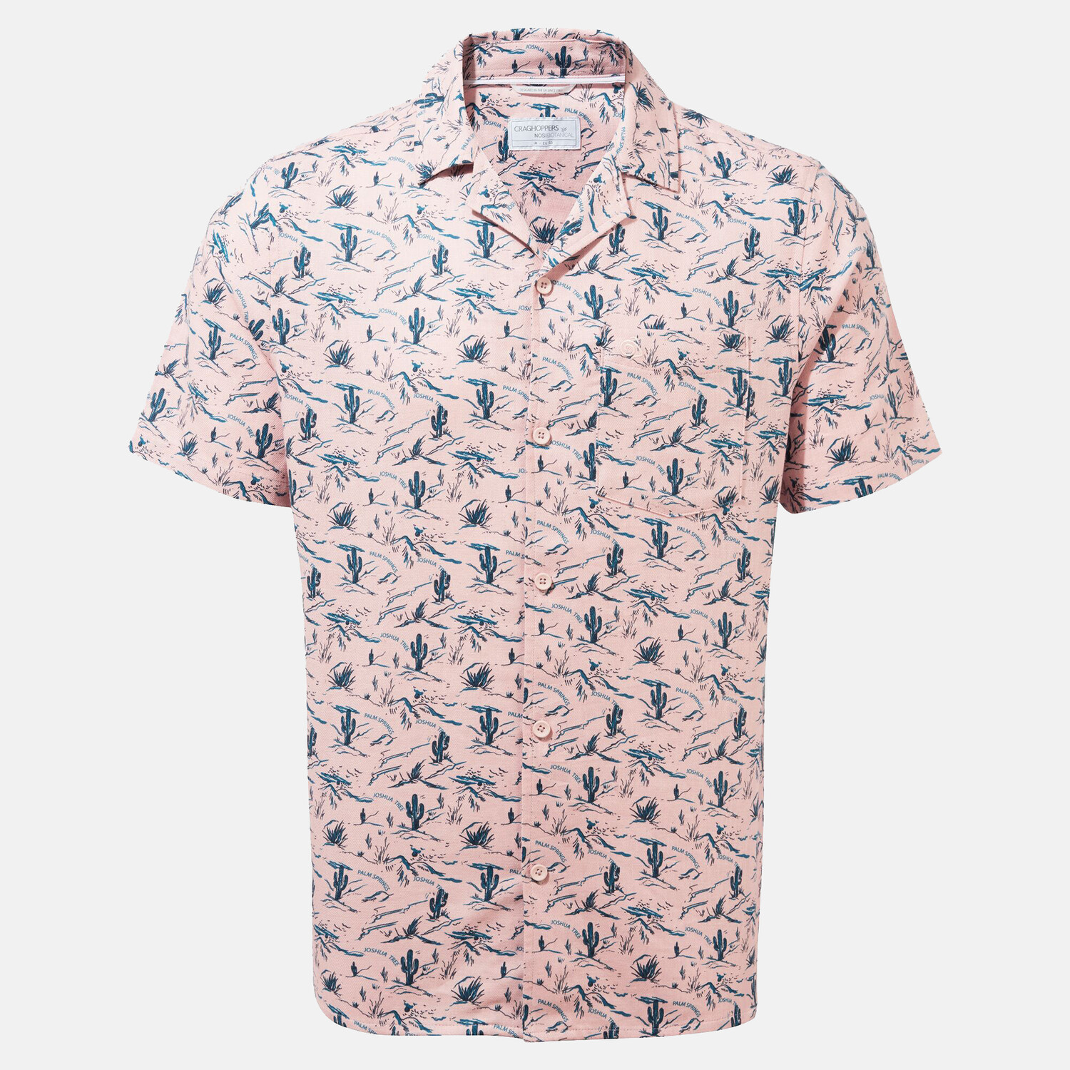

Рубашка Craghoppers Kurzarm NosiBotanical Hula, цвет ChalkP Print