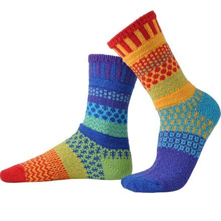 

Носки для экипажа Solmate Socks, цвет Rainbow