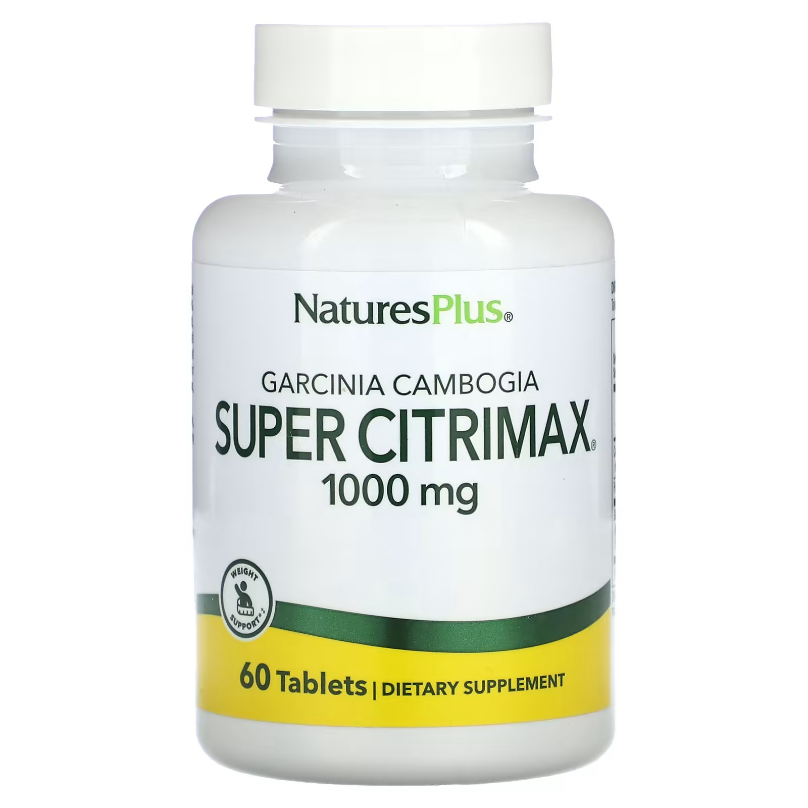 Пищевая добавка NaturesPlus Garcinia Cambogia Super Citrimax, 1000 мг, 60 таблеток