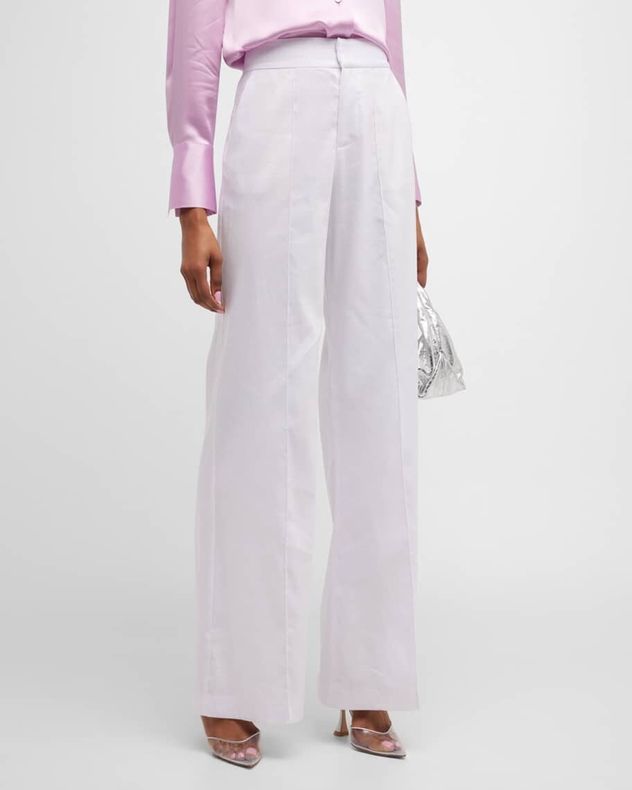 

Широкие брюки Dylan с высокой талией Alice + Olivia