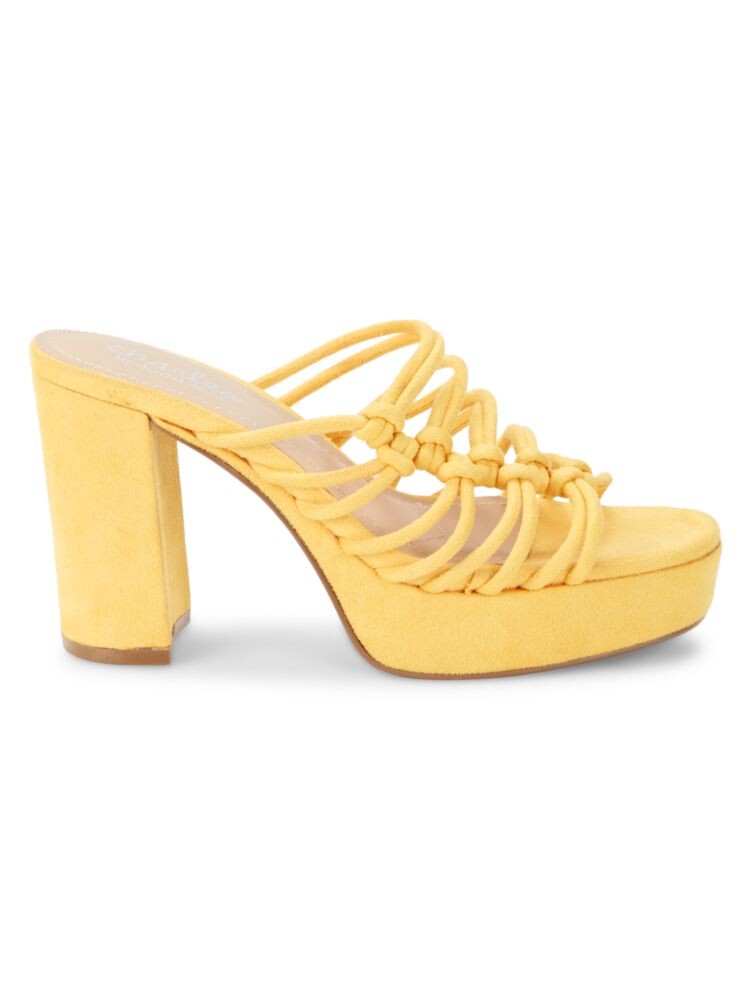 

Сандалии Meadow на платформе из искусственной замши Charles By Charles David, цвет Tuscan Sun Yellow