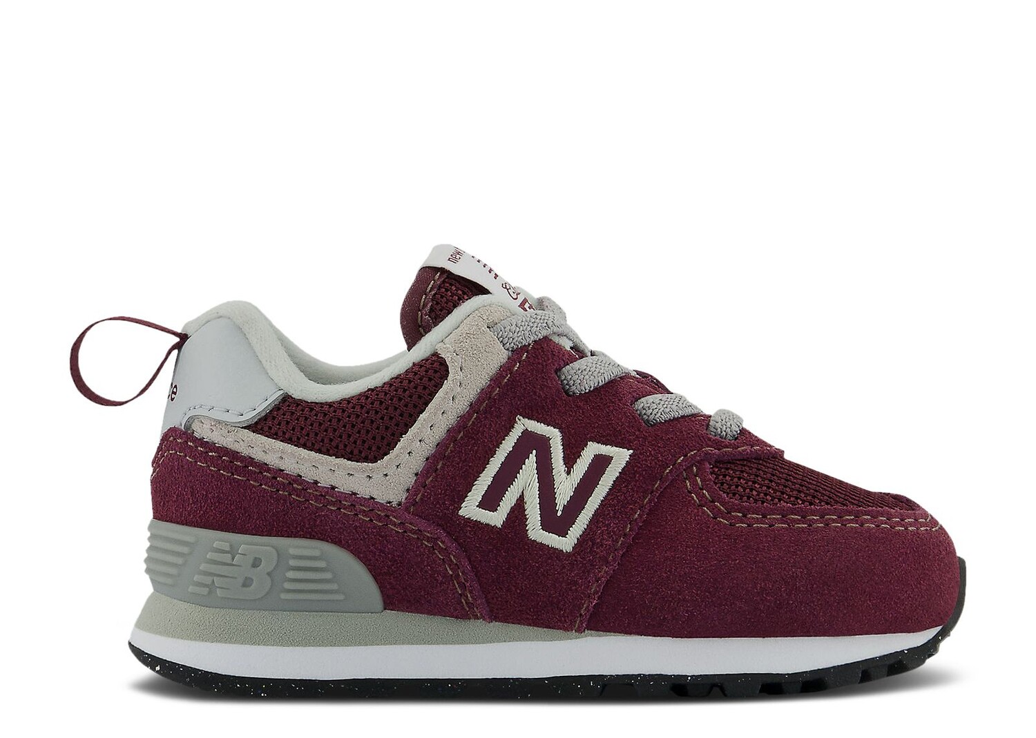 

Кроссовки New Balance 574 Bungee Toddler Wide 'Core Pack - Burgundy', красный