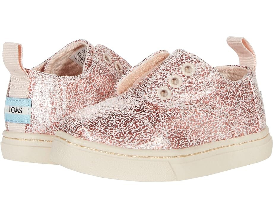 

Кроссовки Toms Crackle Foil Tiny Cordones Cupsole, цвет Dusty Peony