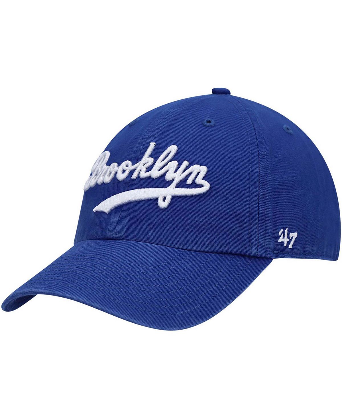 Мужская регулируемая шляпа с логотипом Royal Brooklyn Dodgers Cooperstown Collection '47 Brand