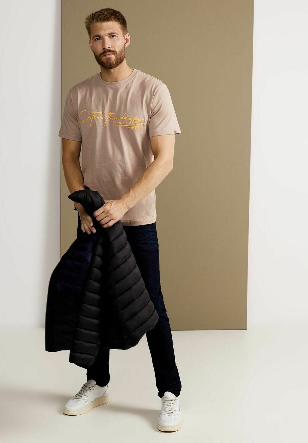

Футболка с принтом Street One MEN, Braun