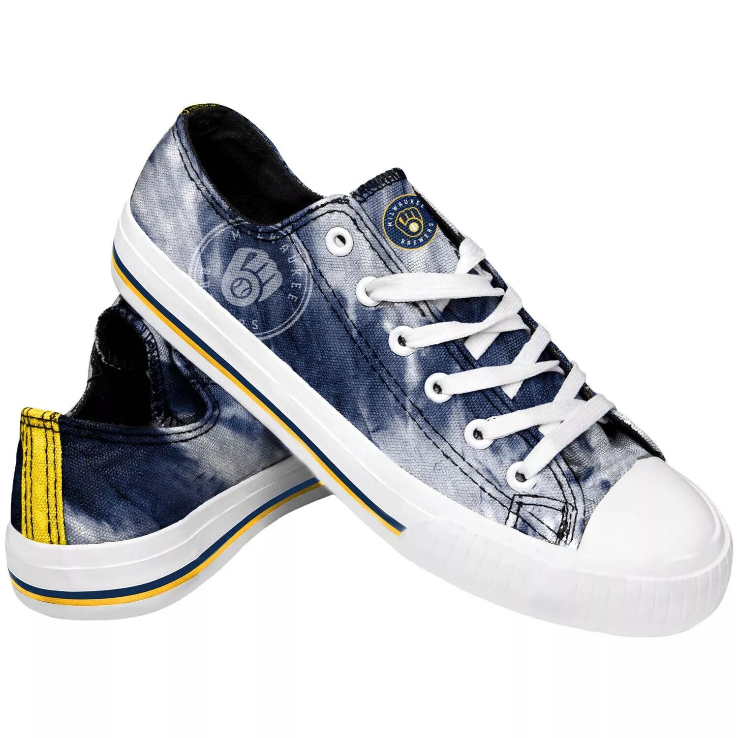 

Женские парусиновые туфли Milwaukee Brewers Tie Dye