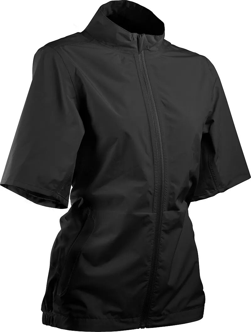 Женская куртка для гольфа Sun Mountain Monsoon с короткими рукавами, черный