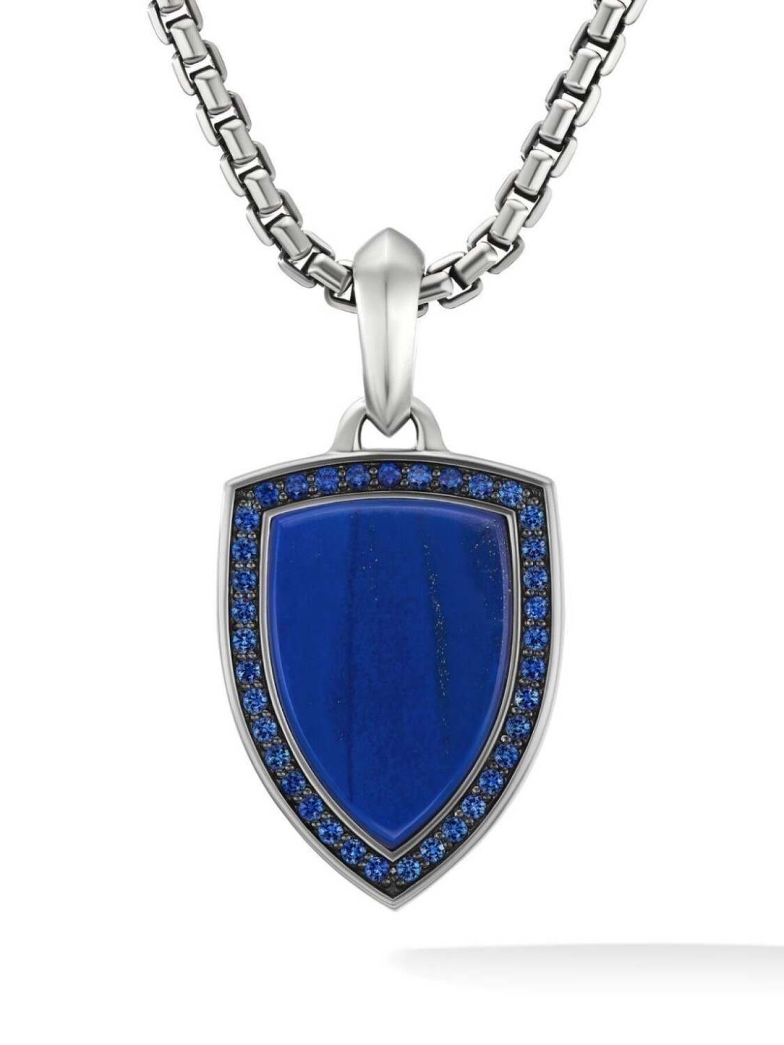 

Серебряная подвеска с сапфирами David Yurman, серебряный
