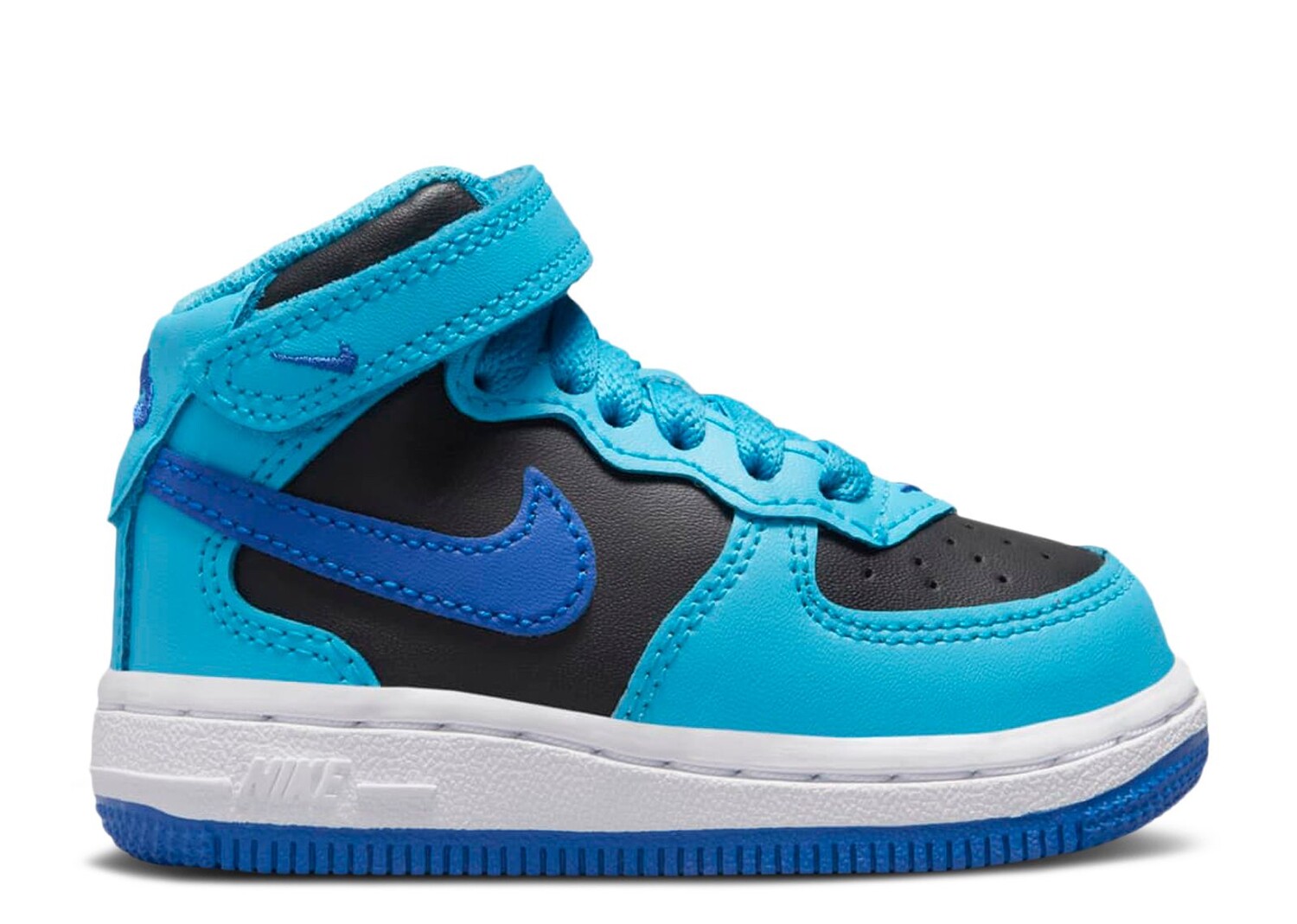 

Кроссовки Nike Force 1 Mid Le Td 'Blue Lightning Black', синий