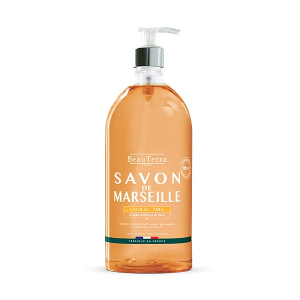 Марсельское мыло с ванилью и медом 1000 мл Beauterra цена и фото