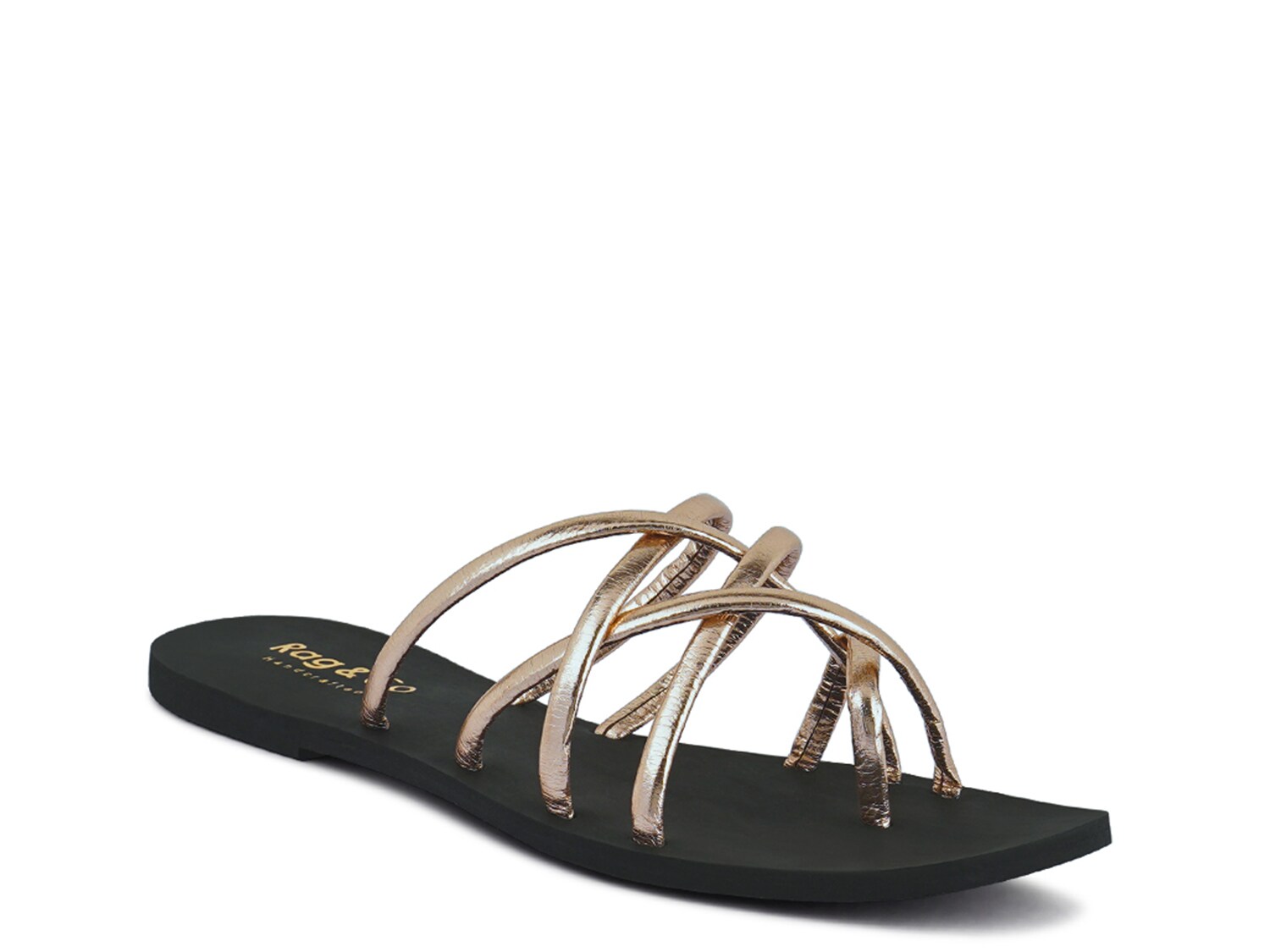 Сандалии Rag & Co Sweetin, розовое золото летние женские сандалии 2022 повседневная обувь для женщин женская обувь без шнуровки женская пляжная обувь на плоской подошве