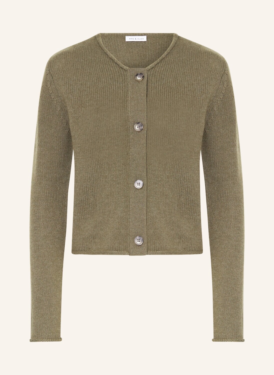 

Кардиган MRS & HUGS mit Cashmere, хаки