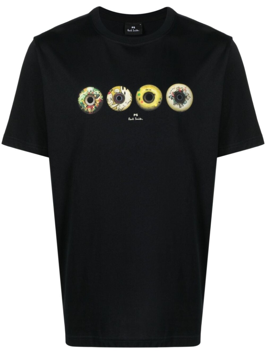 

PS Paul Smith graphic-print organic cotton T-shirt, синий