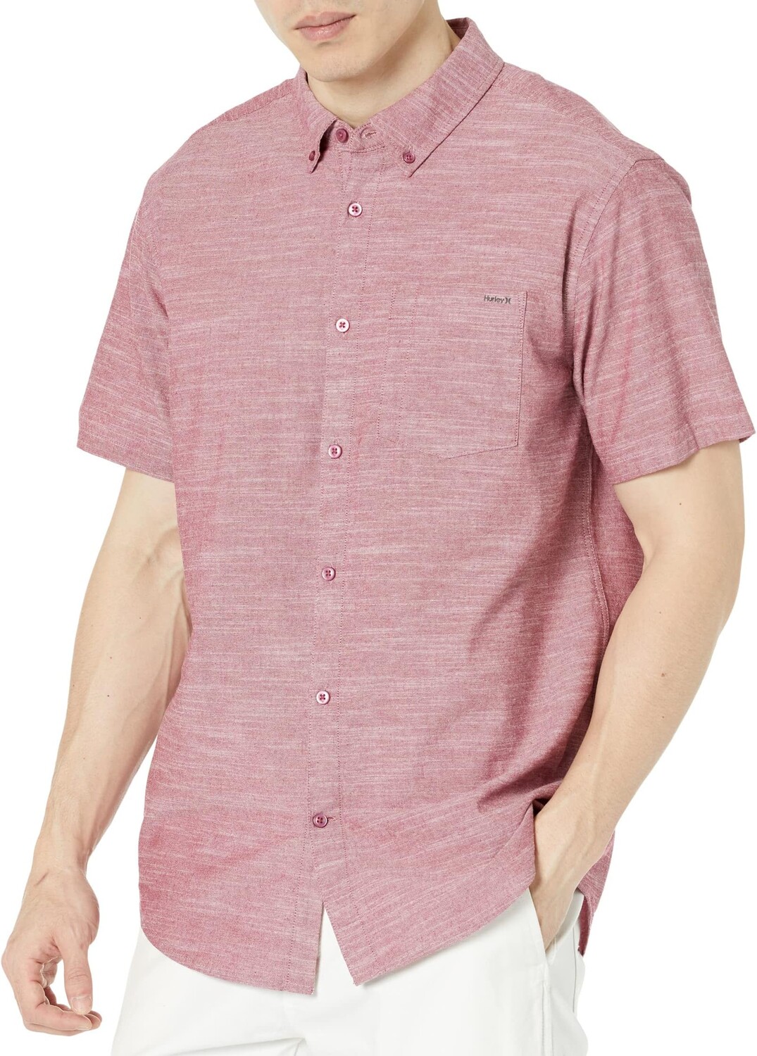 

Рубашка One & Only Stretch Short Sleeve Woven Hurley, цвет Team Red 2
