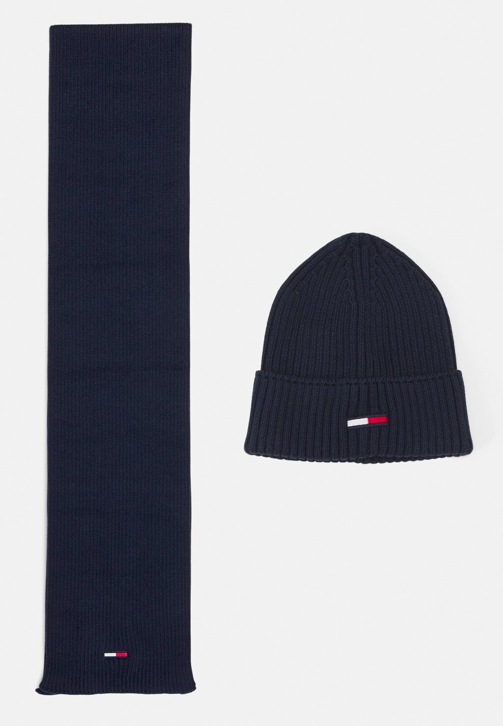 

Шарф КОМПЛЕКТ УНИСЕКС ШАПКА И ШАРФ FLAG Tommy Jeans, темно-синий