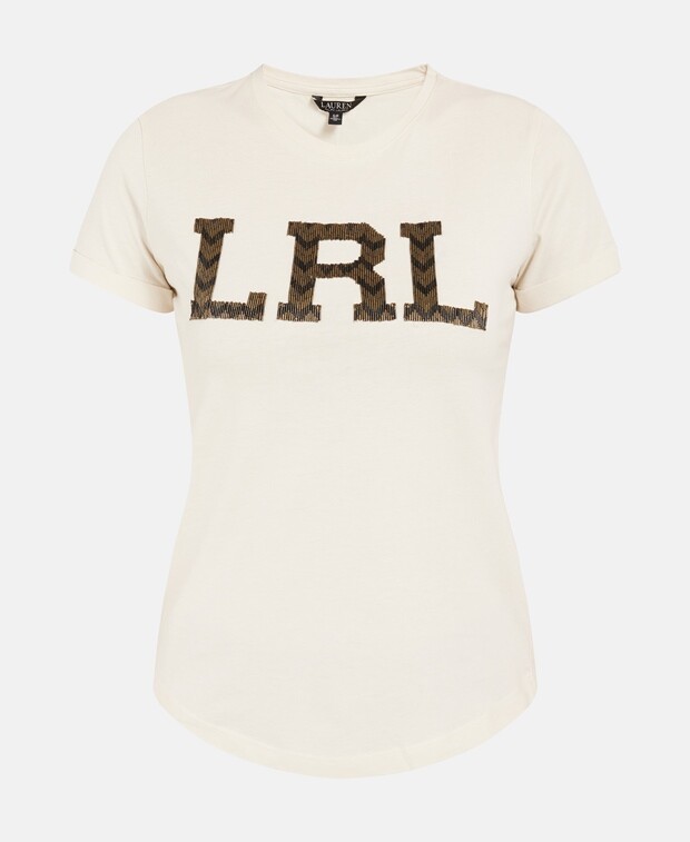 

Футболка Lauren Ralph Lauren, экрю