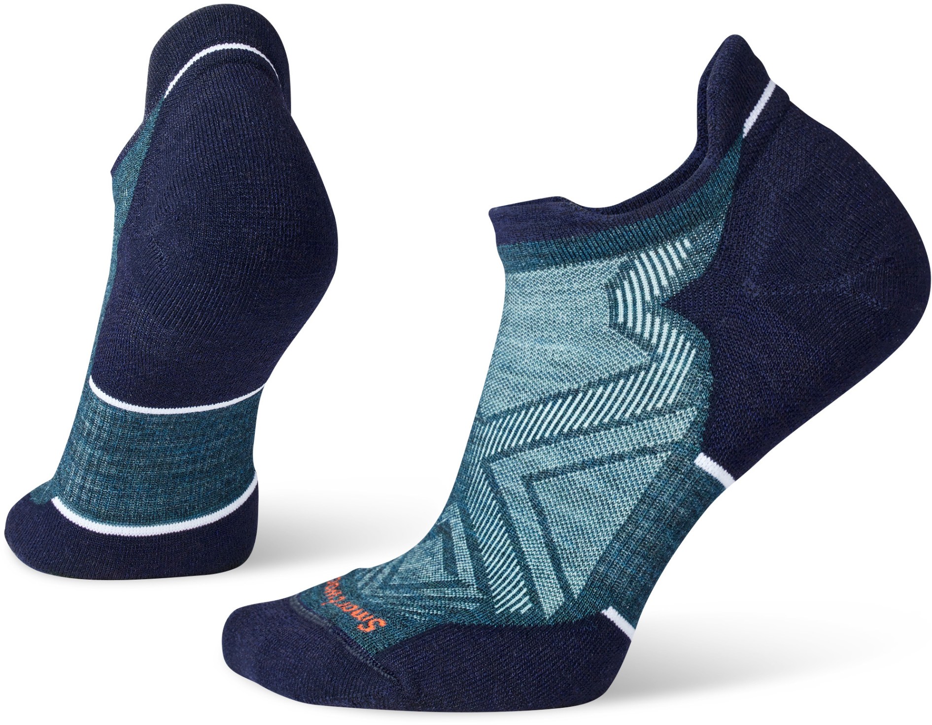 Носки до щиколотки Performance Run Targeted Cushion — женские Smartwool, синий носки для бега smartwool performance run zero cushion low ankle цвет light gray