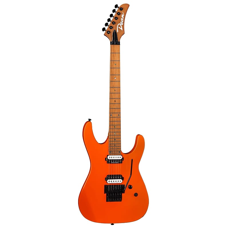 Электрогитара Dean Modern MD24 Roasted Maple Vintage Orange Floyd Rose Electric Guitar, MD24 F RM VOR dean md24 f rm vor