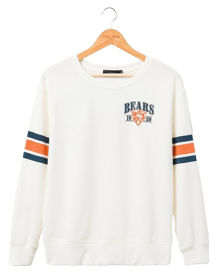 

Лонгслив женский Women's NFL Chicago Bears Kickoff Crew Junk Food Clothing, белый