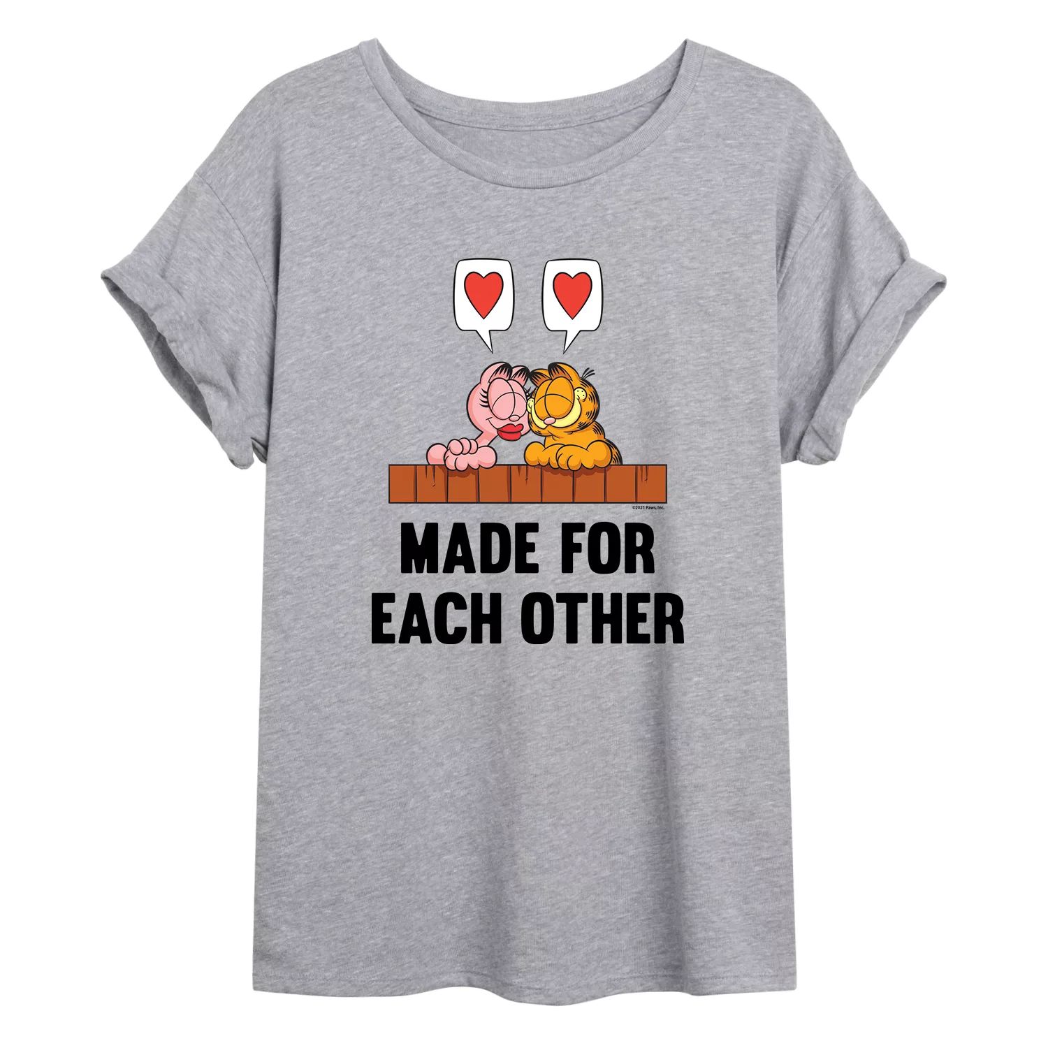 Струящаяся футболка Garfield Friends для юниоров Licensed Character