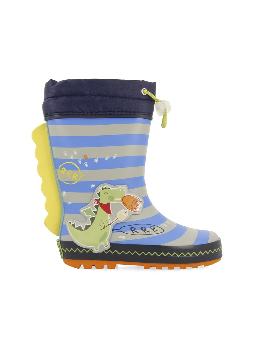 

Резиновые сапоги для мальчика с регулируемым шнурком Gioseppo, мультиколор