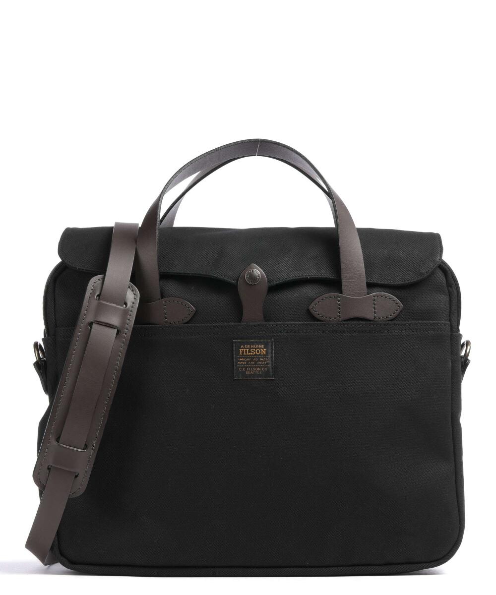 

Оригинальный портфель из прочного твила, хлопок 14 дюймов Filson, черный