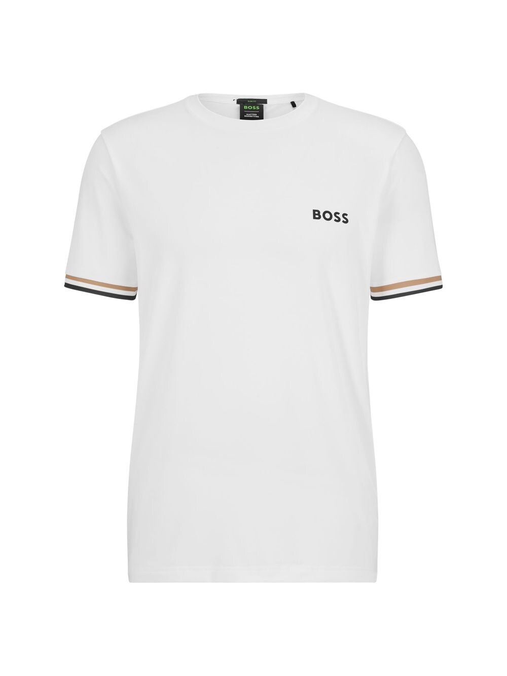 

Футболка с круглым вырезом и логотипом BOSS x Matteo Berrettini BOSS, белый