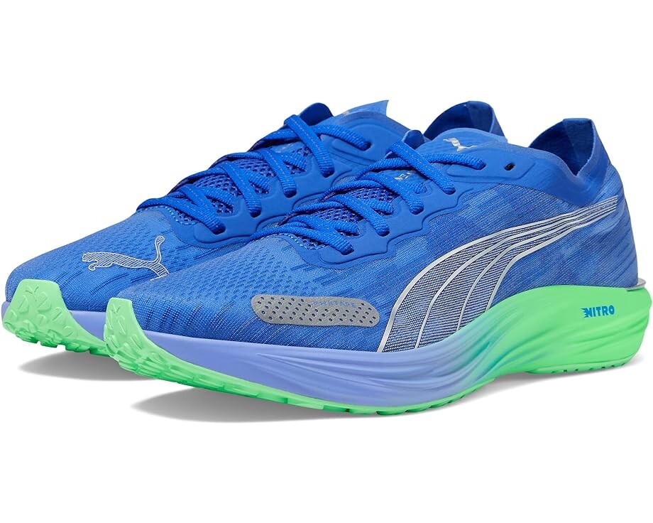 

Кроссовки PUMA Liberate Nitro 2, цвет Royal Sapphire/Puma Silver/Fizzy Lime