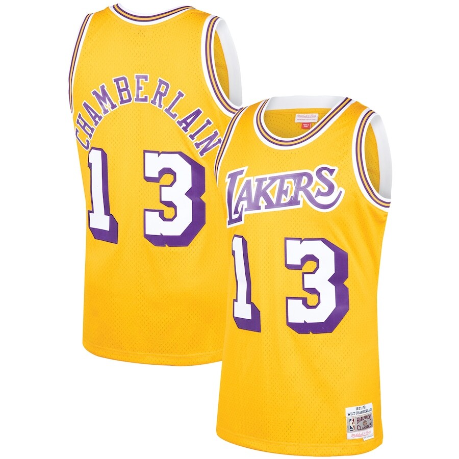 

Джерси Mitchell & Ness Los Angeles Lakers, золотой