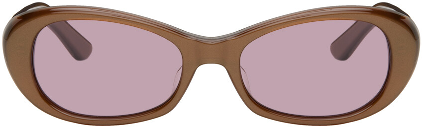 

Коричневые солнцезащитные очки Magic Bonnie Clyde, цвет Brown/Fuchsia