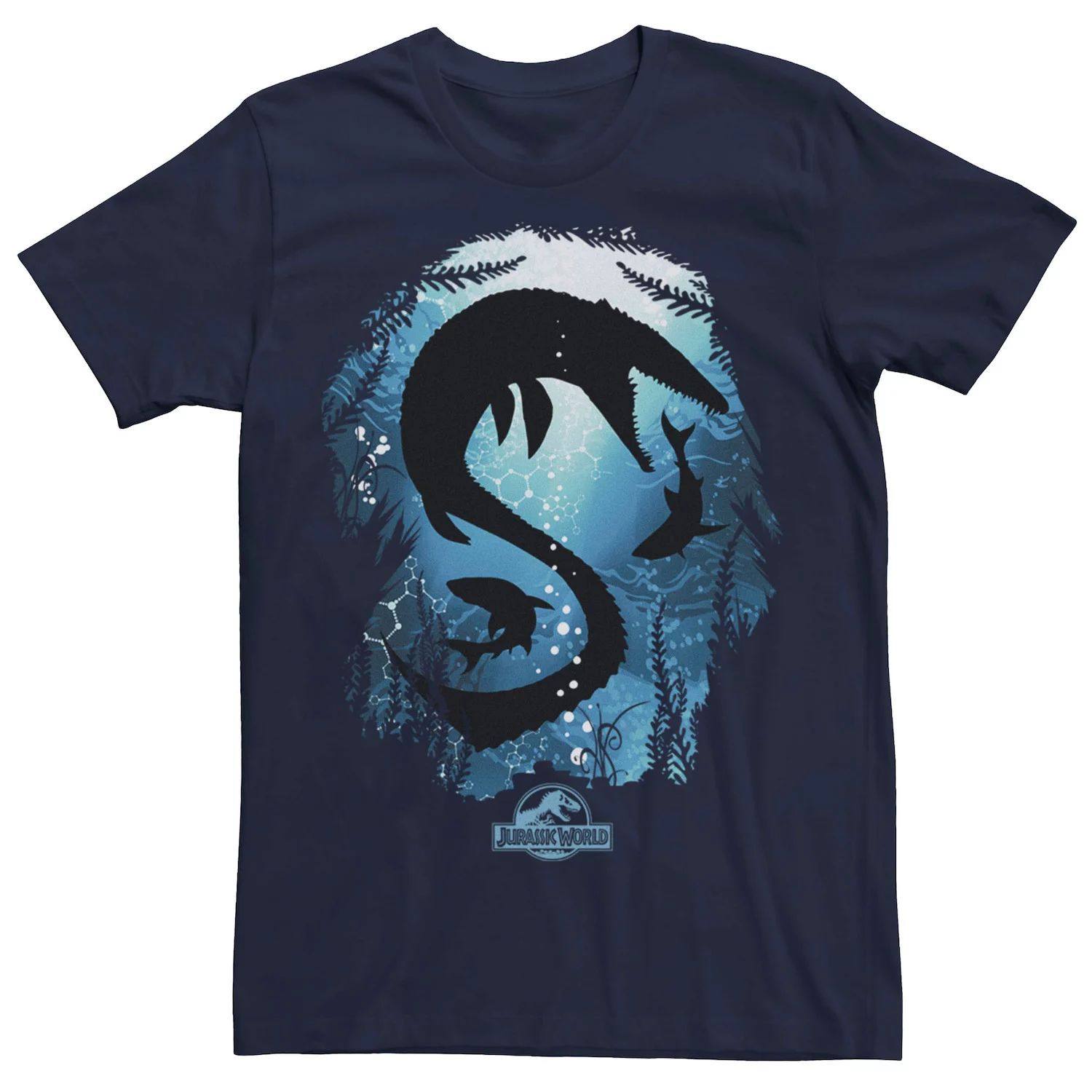 цена Мужская футболка с силуэтом Megalodon Jurassic World