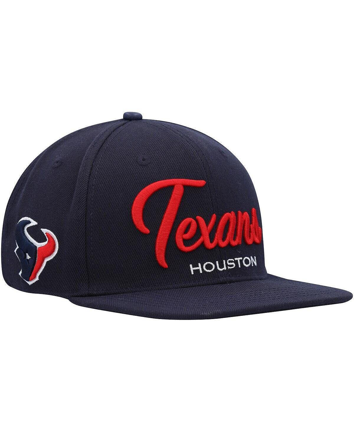 

Мужская темно-синяя шляпа Snapback Houston Texans с надписью Snapback Pro Standard