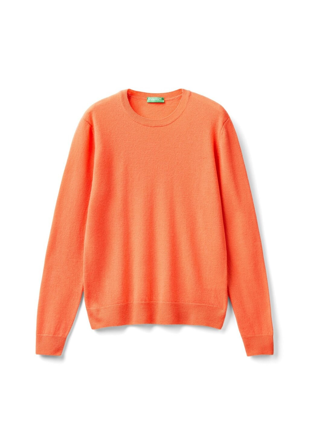 

Вязаный свитер CREW NECK United Colors of Benetton, оранжевый