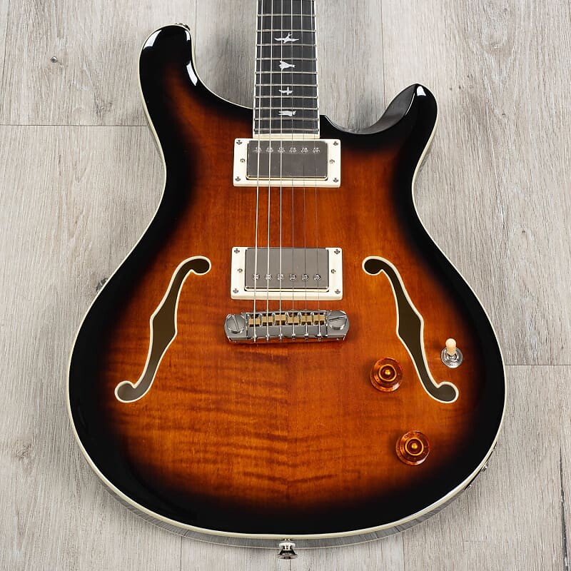 

Электрогитара PRS Paul Reed Smith SE Hollowbody II Guitar, Ebony Fretboard, Black Gold Burst