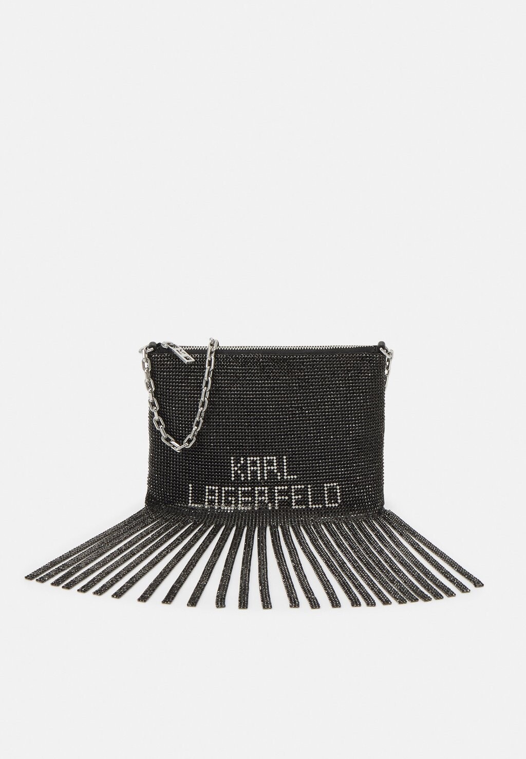 

Сумочка KARL LAGERFELD ВЕЧЕРНИЙ ВОДОПАД, цвет black/silver coloured