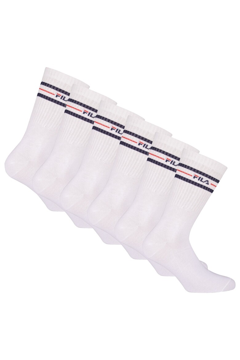

Носки с логотипом, 6 пар Fila, белый